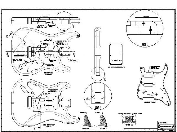 Fender Stratocaster Drawings 03_2