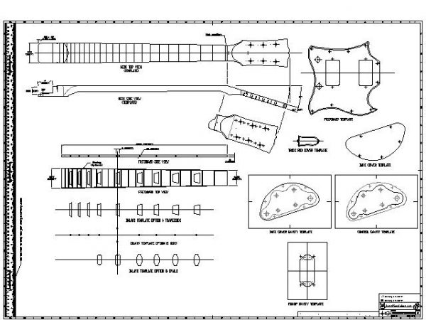 Gibson sg чертеж