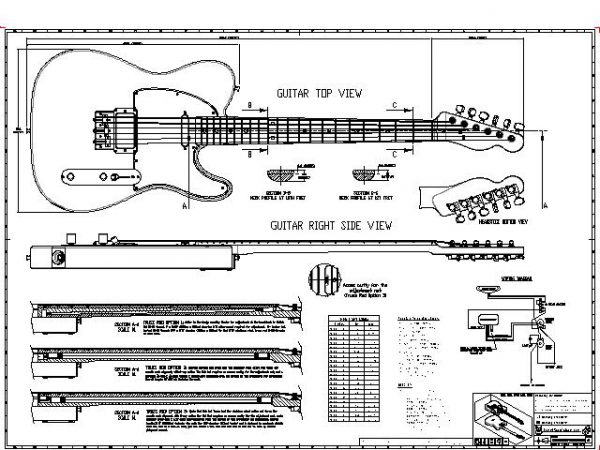 Fender Telecaster Drawings 02_1