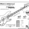 Fender Precision Bass Drawings 01_1