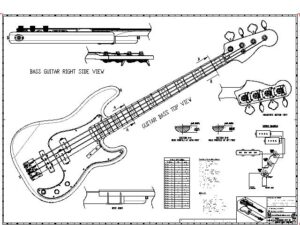 Precision Bass + Middle Pickup Electric Bass 02