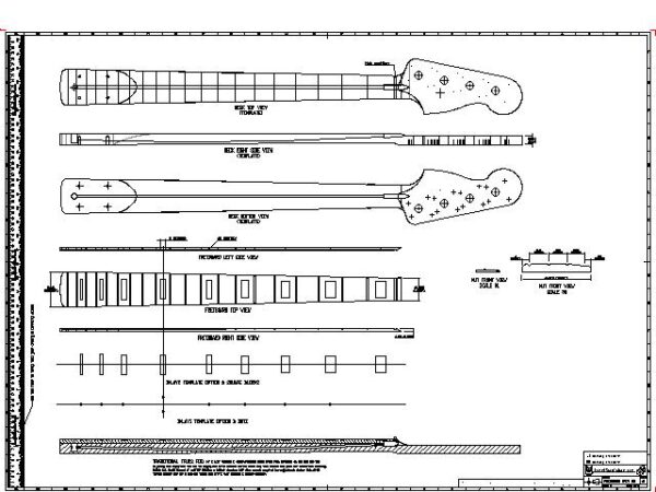 Fender Precision Bass Drawings 02_3