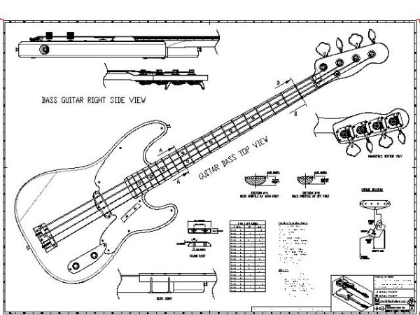 Fender Precision Bass Drawings 03_1