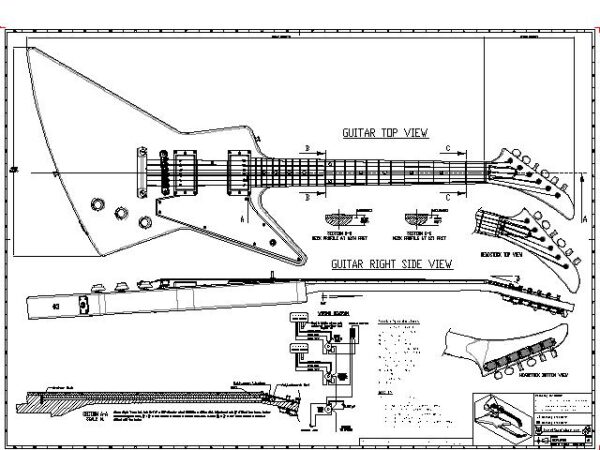 Gibson Explorer Drawings 01_1