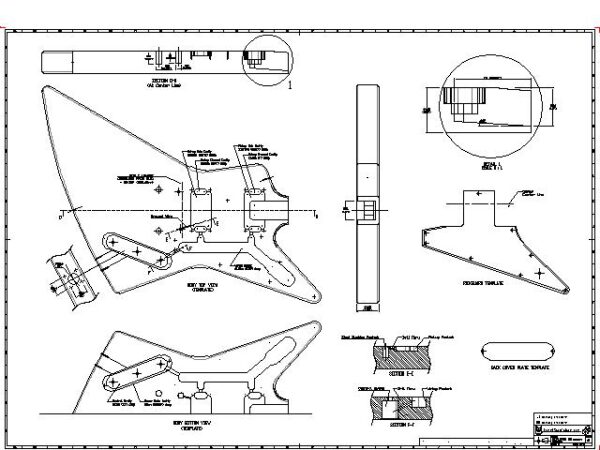 Gibson Explorer Drawings 02_2