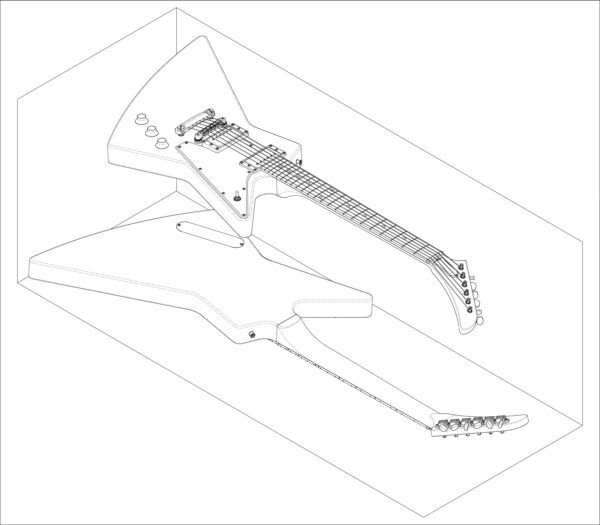 Gibson Explorer Isometric View 01