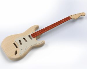 Stratocaster 3D CAD Files