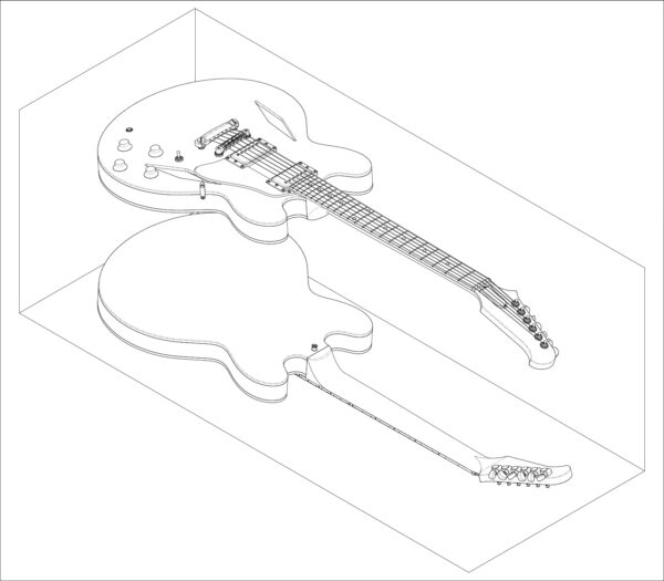 Gibson DG 335 Isometric View 01