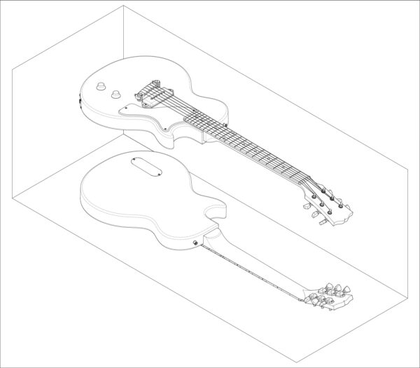 Gibson Les Paul Isometric View 02