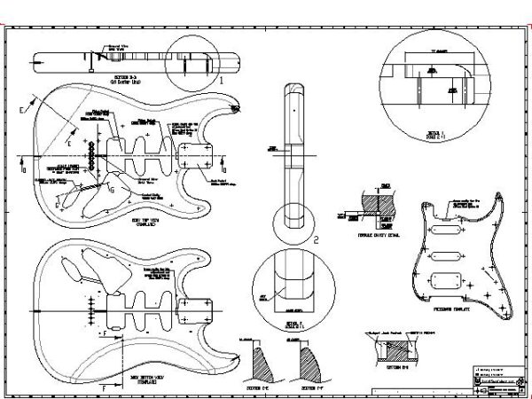 Fender Stratocaster Drawings 05_2