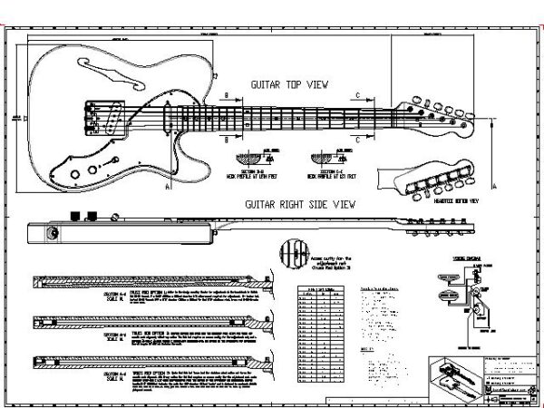 Fender Telecaster Drawings 07_1