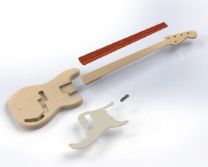 Precision Bass V (5 Strings) 3D CAD Files