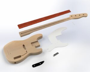 Precision Bass ’53 3D Model CAD Files