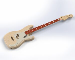 Precision Bass + Middle Pickup 3D CAD Files