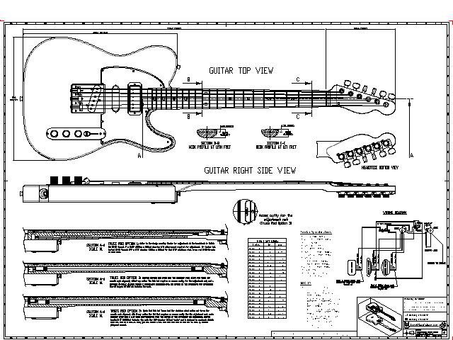 Fender Telecaster Drawings 09_1