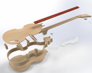 Hofner 500/1 Violin Bass 3D CAD Files