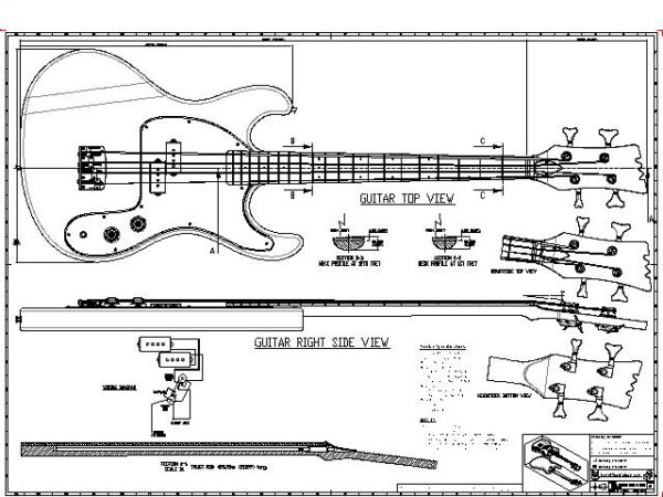 2000s Mosrite Mark II Bass Drawings 01_1