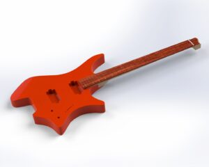 Strandberg Style 6 Strings HH Endur Neck Standar 25,5 Scale 3D Files