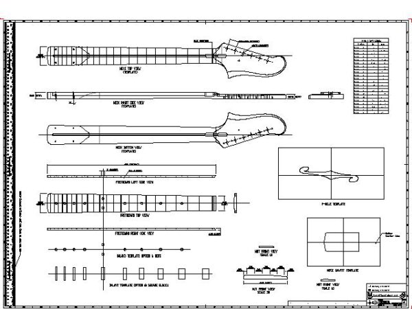 Fender Starcaster Drawings 01_3