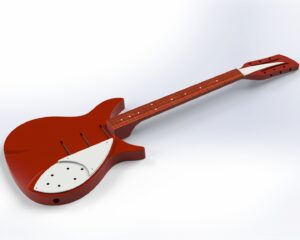 Rickenbacker 350/12 3D Model CAD Files
