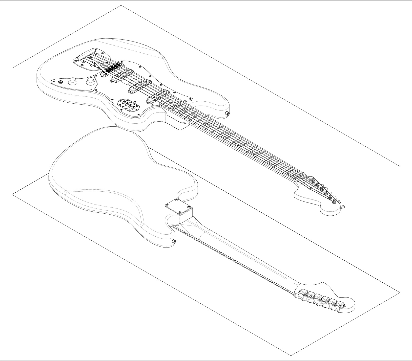 Classic Vibe VI Bass Isometric View 01